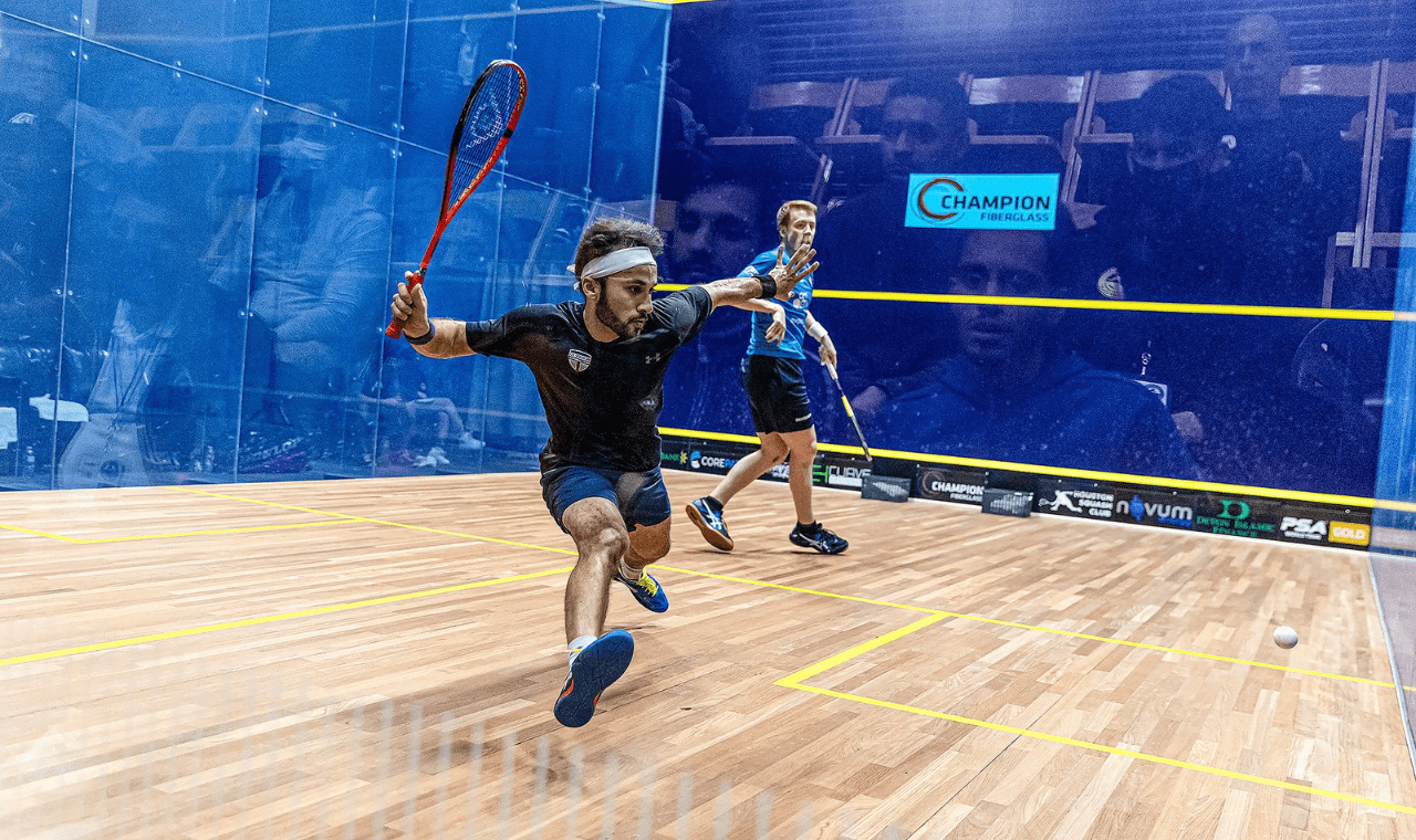 Houston Open 2022 Rd 2 Highlights Khan v Lake SQUASHTV