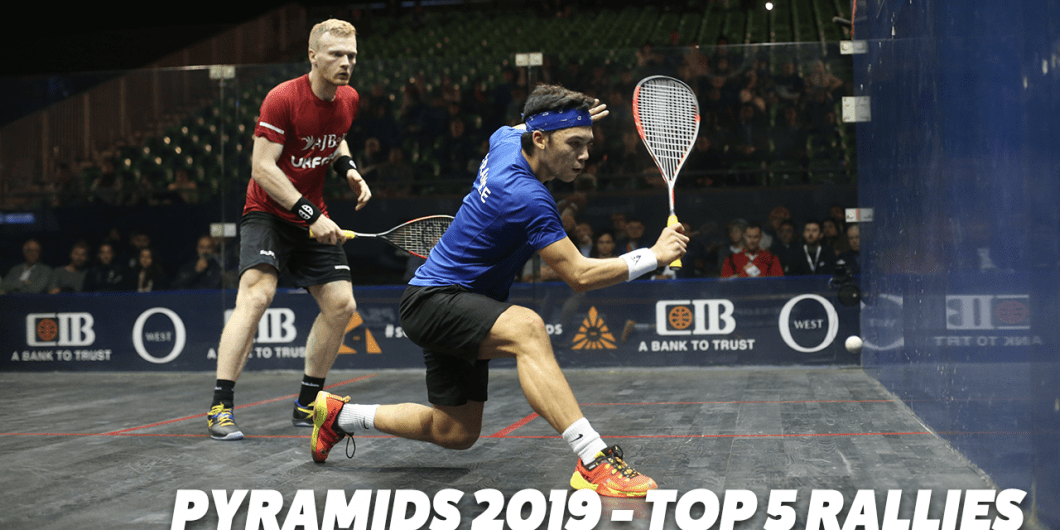 Squash By The Pyramids 2019 Top 5 Rallies SQUASHTV