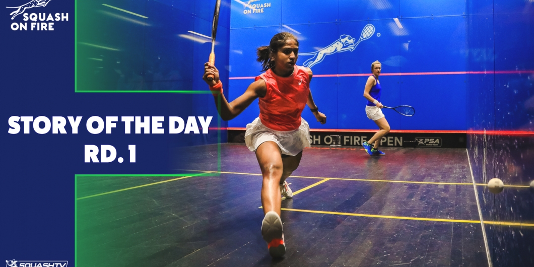 Squash on Fire Open 2022 Round 1 Story of the Day SQUASHTV