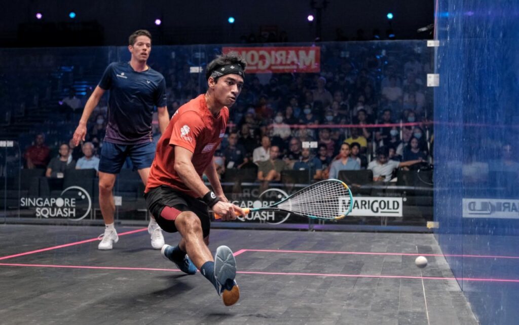 MARIGOLD Singapore Squash Open 2022 Kandra v Kang Round 1