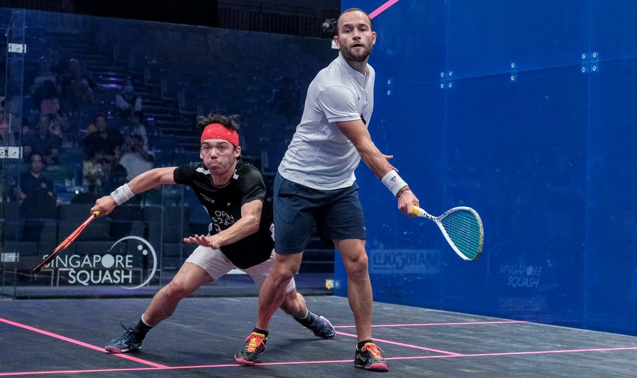 Crouin v Marche MARIGOLD Singapore Squash Open 2022 Round 2