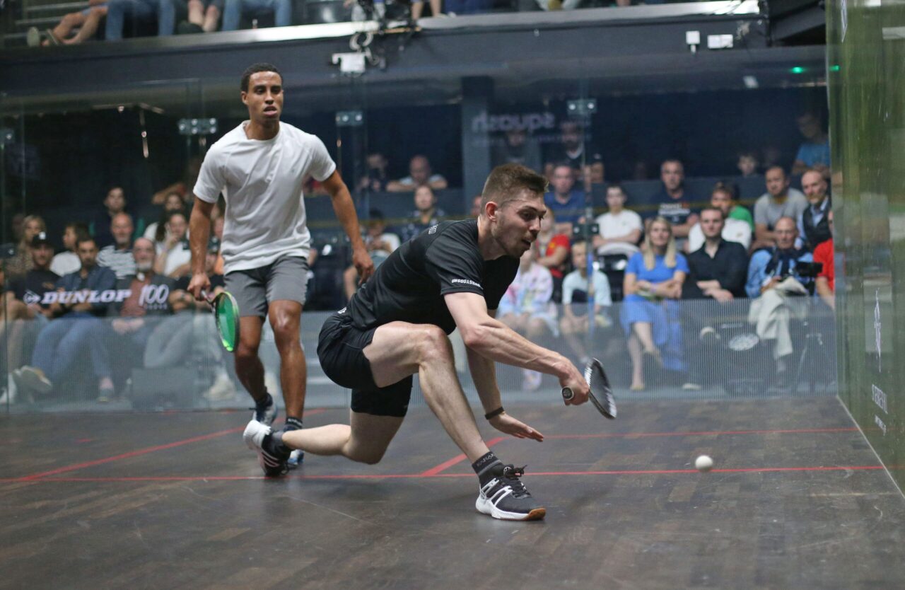 Jenkins v Clarke British National Squash Championships Qualifying
